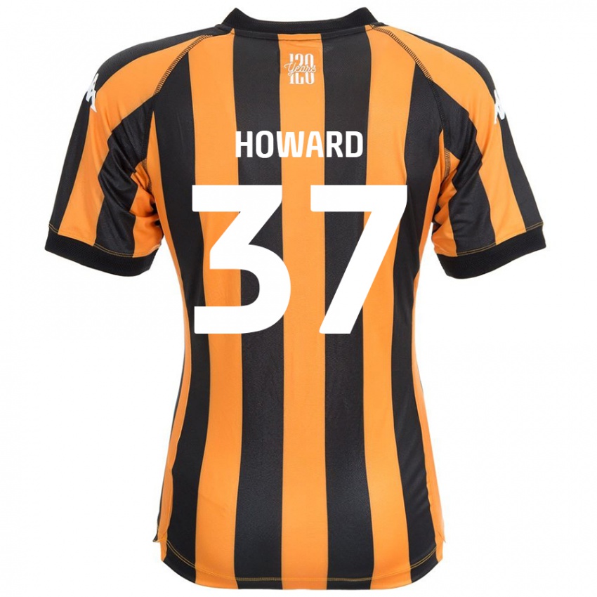 Niño Camiseta Scarlet Howard #37 Negro Ámbar 1ª Equipación 2024/25 La Camisa Chile