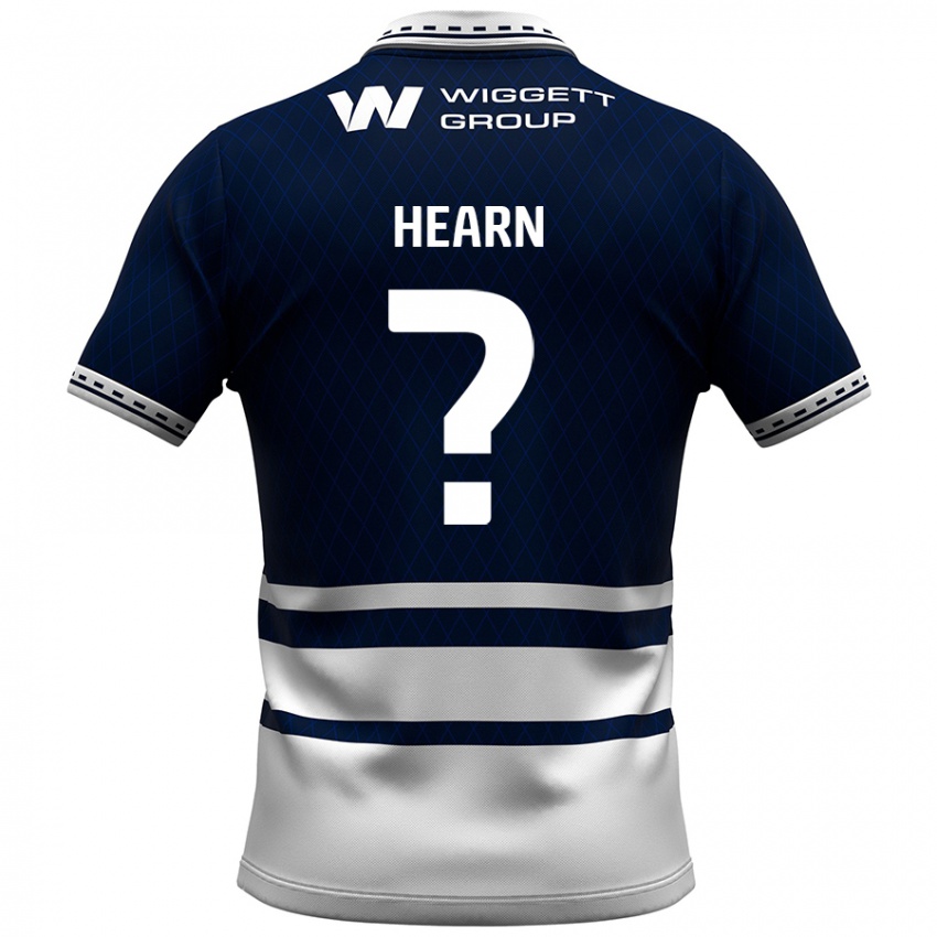 Niño Camiseta Henry Hearn #0 Azul Marino Blanco 1ª Equipación 2024/25 La Camisa Chile