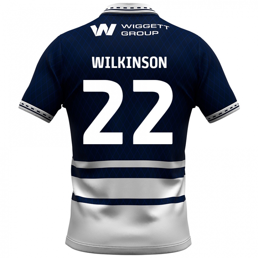 Niño Camiseta Chloe Wilkinson #22 Azul Marino Blanco 1ª Equipación 2024/25 La Camisa Chile