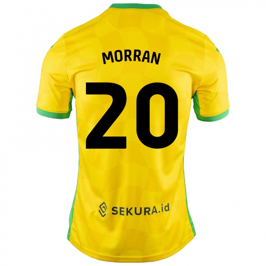 Niño Camiseta Eloise Morran #20 Amarillo Verde 1ª Equipación 2024/25 La Camisa Chile