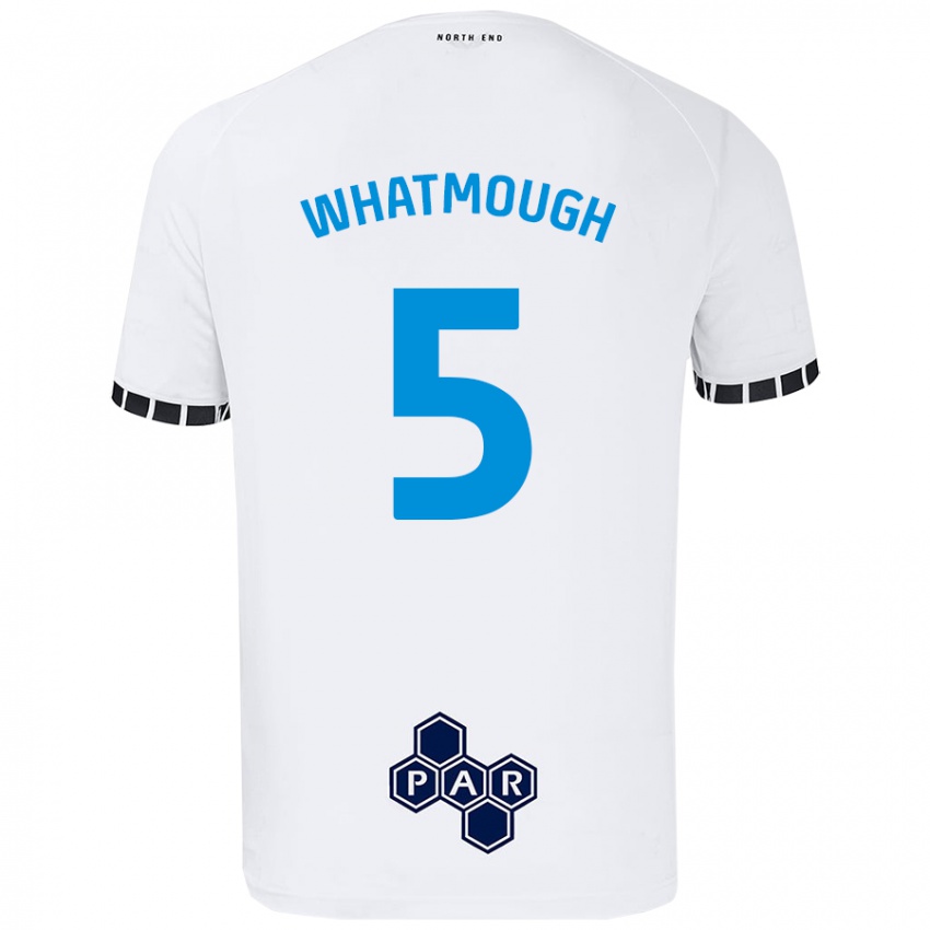 Niño Camiseta Jack Whatmough #5 Blanco 1ª Equipación 2024/25 La Camisa Chile