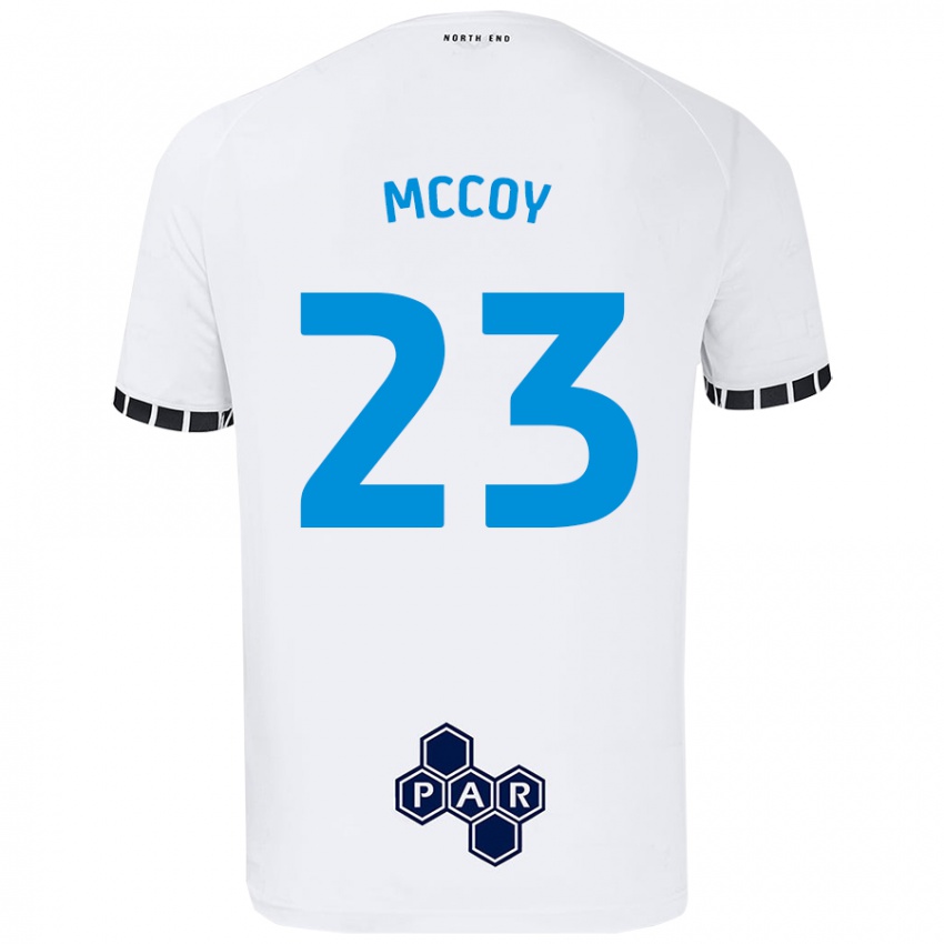 Niño Camiseta Faye Mccoy #23 Blanco 1ª Equipación 2024/25 La Camisa Chile