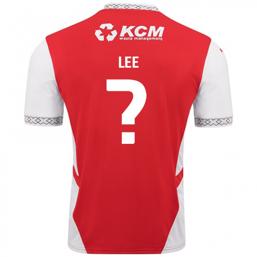 Niño Camiseta Cohen Lee #0 Rojo Blanco 1ª Equipación 2024/25 La Camisa Chile