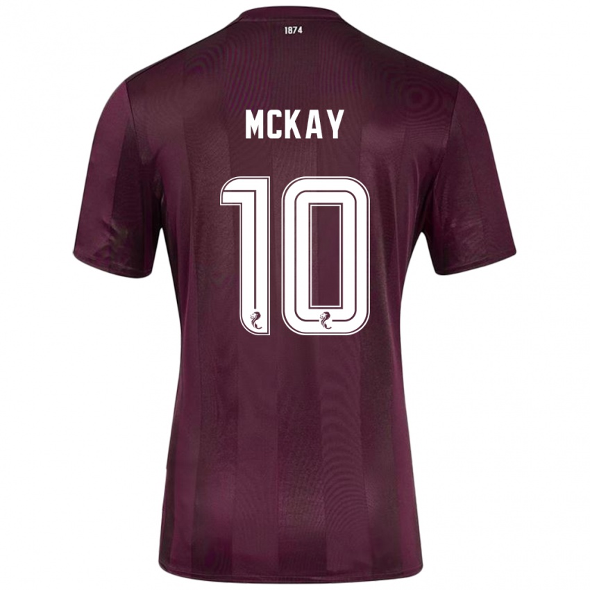 Niño Camiseta Barrie Mckay #10 Borgoña 1ª Equipación 2024/25 La Camisa Chile