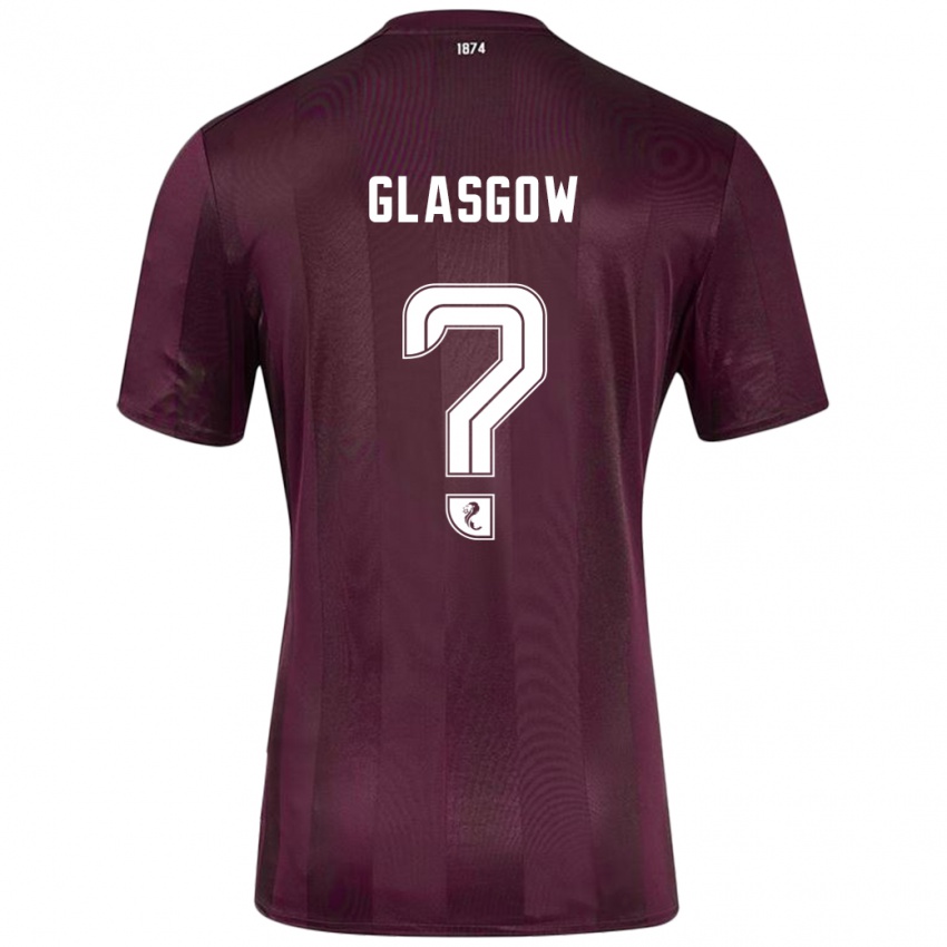 Niño Camiseta Euan Glasgow #0 Borgoña 1ª Equipación 2024/25 La Camisa Chile