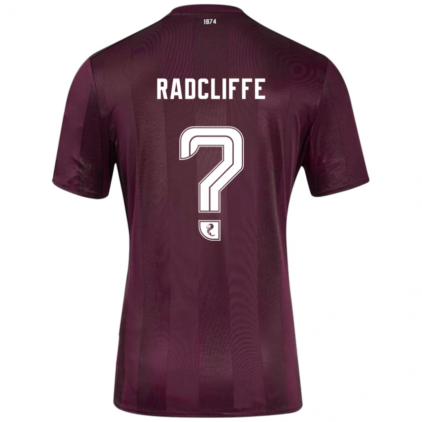 Niño Camiseta Josh Radcliffe #0 Borgoña 1ª Equipación 2024/25 La Camisa Chile