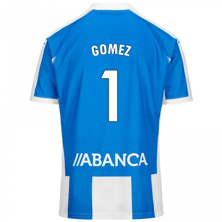 Niño Camiseta Yohana Gómez #1 Azul Blanco 1ª Equipación 2024/25 La Camisa Chile