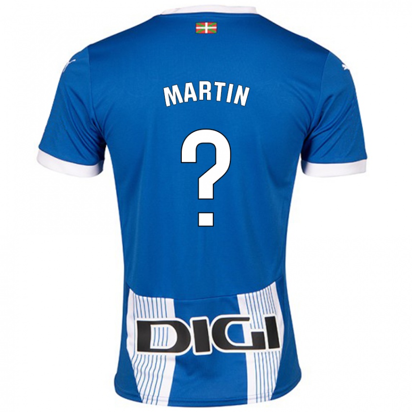 Niño Camiseta Carlos Martin #0 Azul 1ª Equipación 2024/25 La Camisa Chile