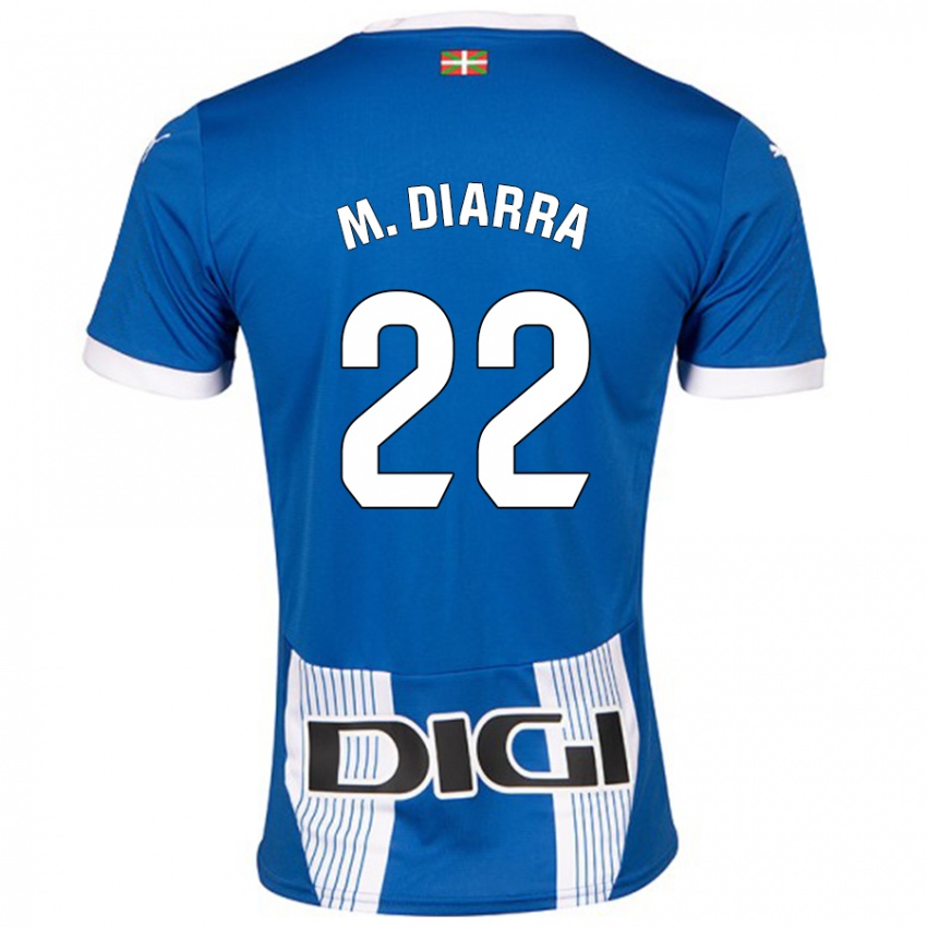 Niño Camiseta Moussa Diarra #22 Azul 1ª Equipación 2024/25 La Camisa Chile