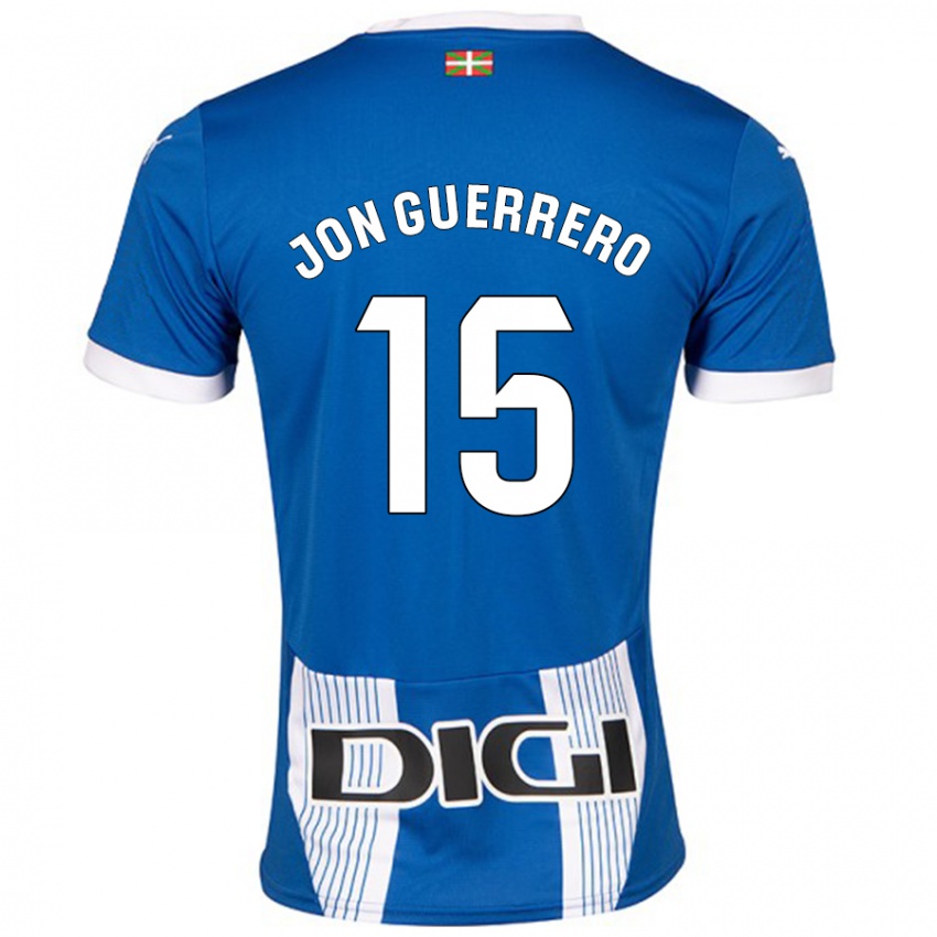 Niño Camiseta Julen Jon Guerrero #15 Azul 1ª Equipación 2024/25 La Camisa Chile