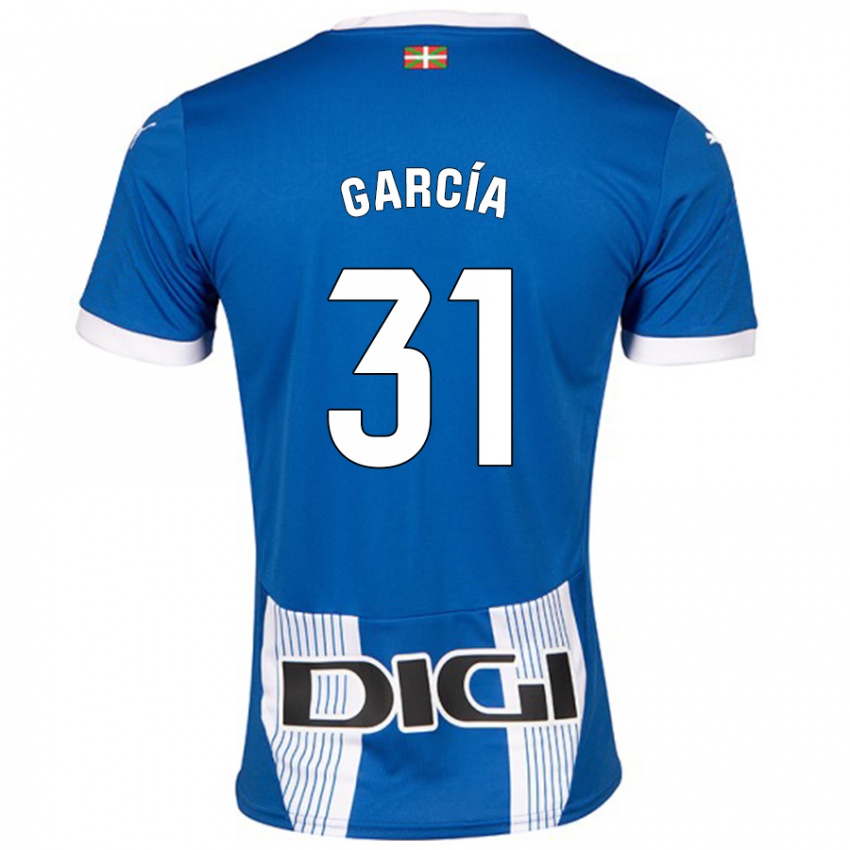 Niño Camiseta Gaizka García #31 Azul 1ª Equipación 2024/25 La Camisa Chile