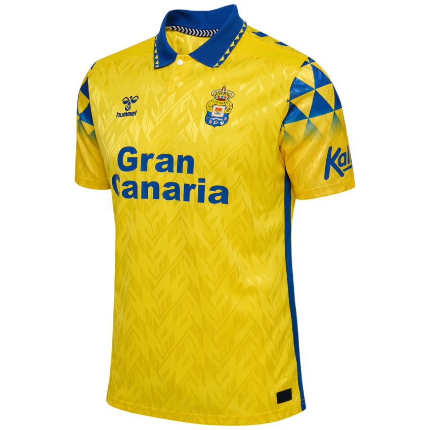 Niño Camiseta Scott Mckenna #15 Amarillo Azul 1ª Equipación 2024/25 La Camisa Chile