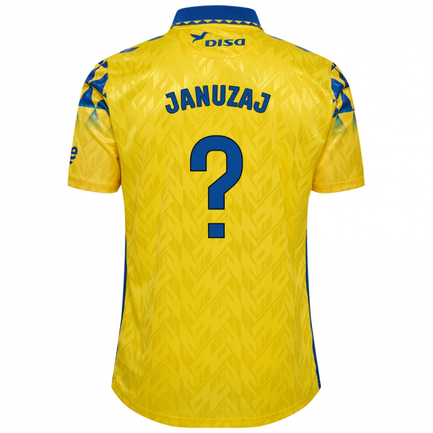 Niño Camiseta Adnan Januzaj #0 Amarillo Azul 1ª Equipación 2024/25 La Camisa Chile