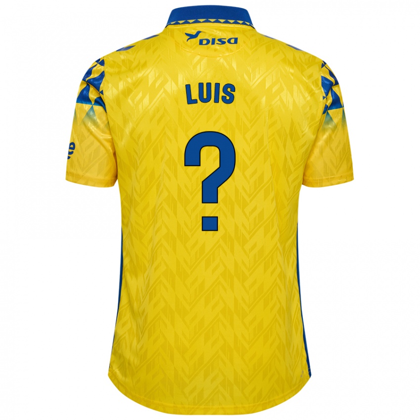 Niño Camiseta Ryan Luis #0 Amarillo Azul 1ª Equipación 2024/25 La Camisa Chile