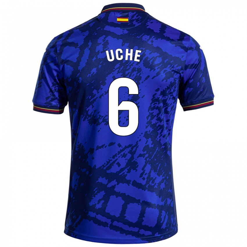 Niño Camiseta Chrisantus Uche #6 Azul Más Oscuro 1ª Equipación 2024/25 La Camisa Chile