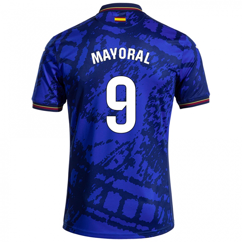 Niño Camiseta Borja Mayoral #9 Azul Más Oscuro 1ª Equipación 2024/25 La Camisa Chile