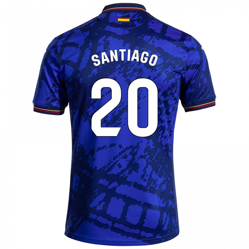 Niño Camiseta Yellu Santiago #20 Azul Más Oscuro 1ª Equipación 2024/25 La Camisa Chile