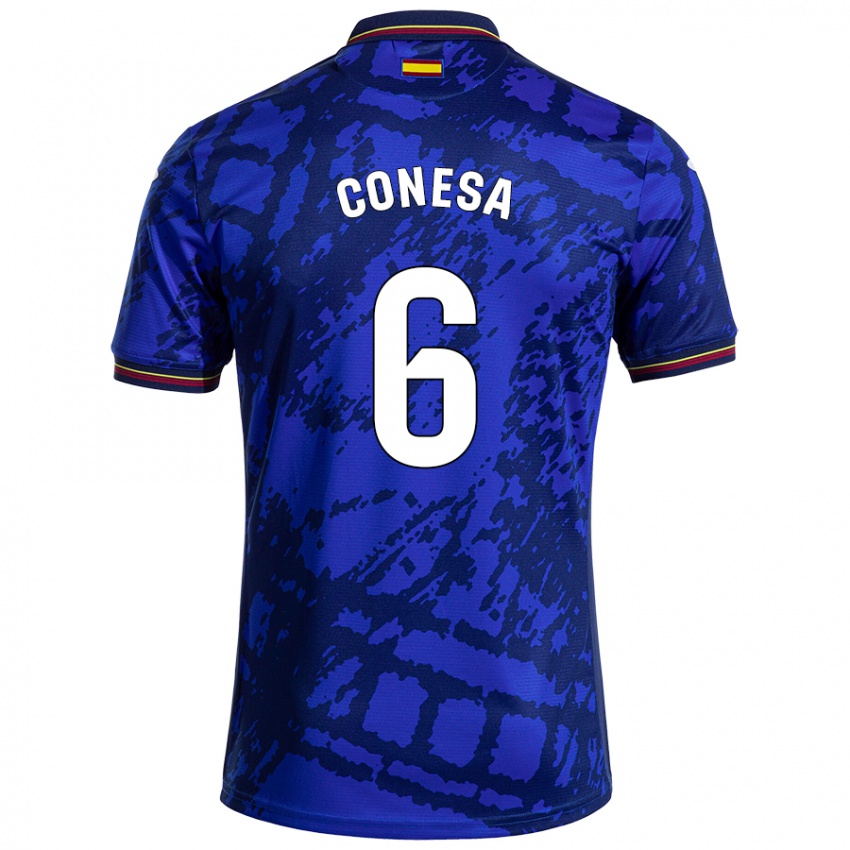 Niño Camiseta Nico Conesa #6 Azul Más Oscuro 1ª Equipación 2024/25 La Camisa Chile