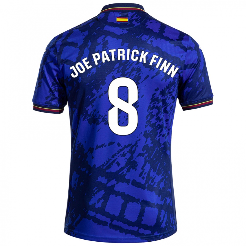 Niño Camiseta John Joe Patrick Finn #8 Azul Más Oscuro 1ª Equipación 2024/25 La Camisa Chile