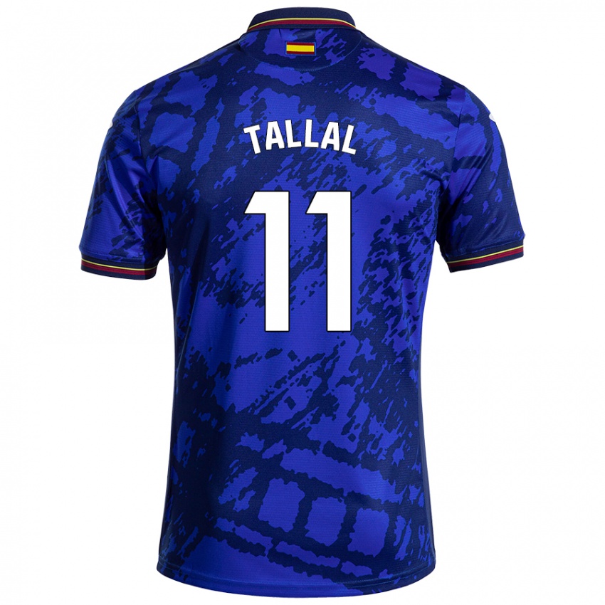 Niño Camiseta Yassin Tallal #11 Azul Más Oscuro 1ª Equipación 2024/25 La Camisa Chile