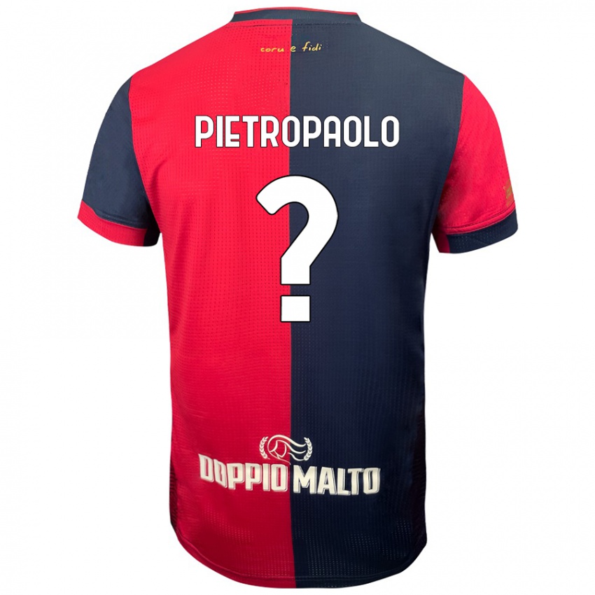 Niño Camiseta Mario Pietropaolo #0 Rojo Azul Más Oscuro 1ª Equipación 2024/25 La Camisa Chile