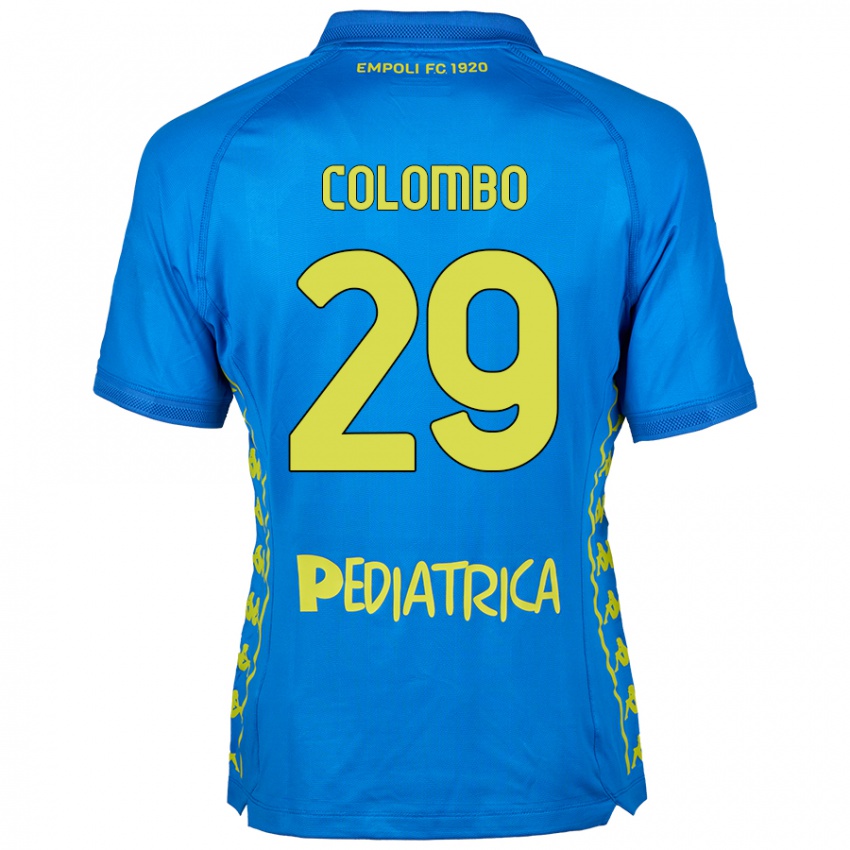 Niño Camiseta Lorenzo Colombo #29 Azul 1ª Equipación 2024/25 La Camisa Chile