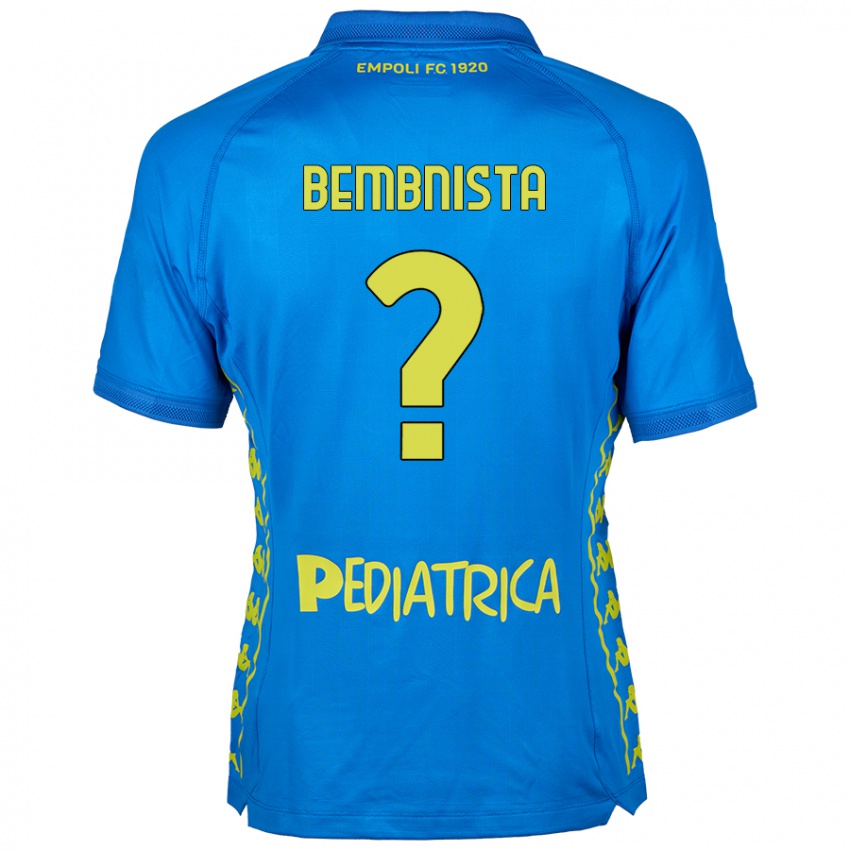 Niño Camiseta Dawid Bembnista #0 Azul 1ª Equipación 2024/25 La Camisa Chile