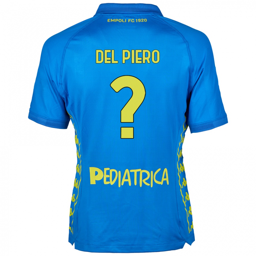 Niño Camiseta Tobias Del Piero #0 Azul 1ª Equipación 2024/25 La Camisa Chile