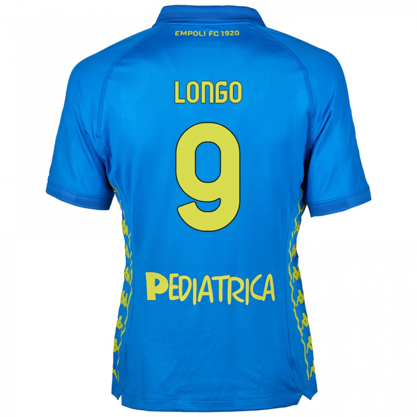 Niño Camiseta Mattia Longo #9 Azul 1ª Equipación 2024/25 La Camisa Chile