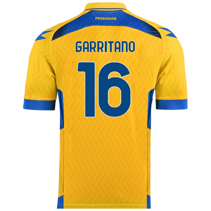 Niño Camiseta Luca Garritano #16 Amarillo 1ª Equipación 2024/25 La Camisa Chile