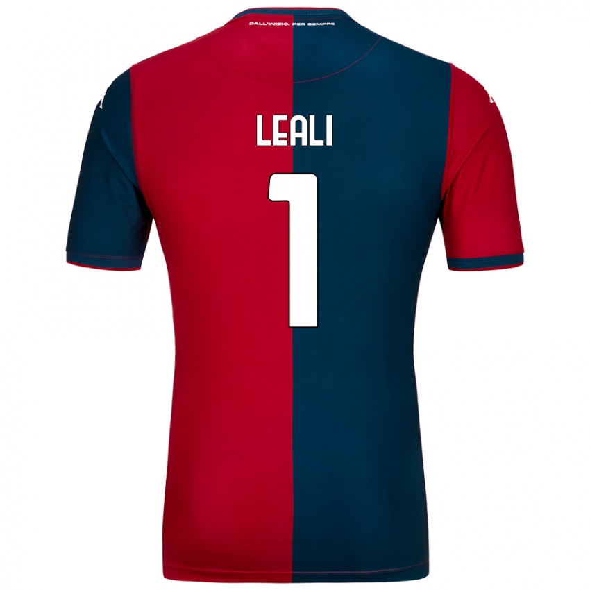 Niño Camiseta Nicola Leali #1 Rojo Azul Oscuro 1ª Equipación 2024/25 La Camisa Chile