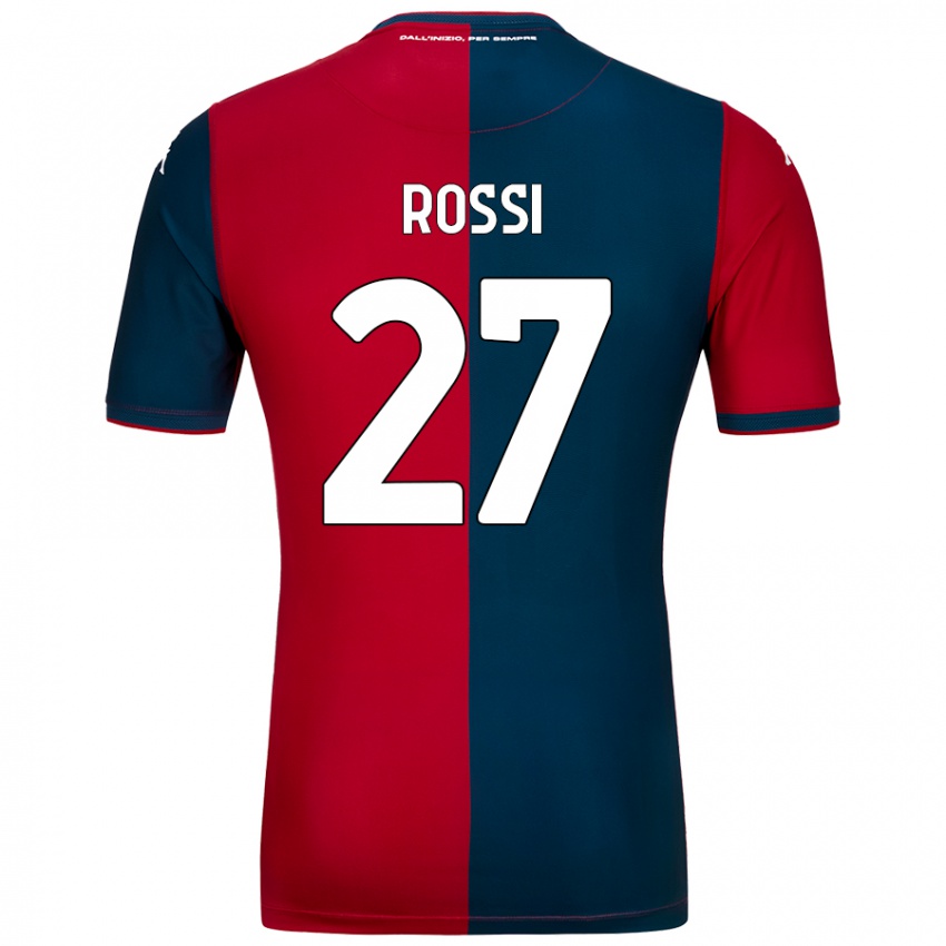 Niño Camiseta Lucrezia Rossi #27 Rojo Azul Oscuro 1ª Equipación 2024/25 La Camisa Chile