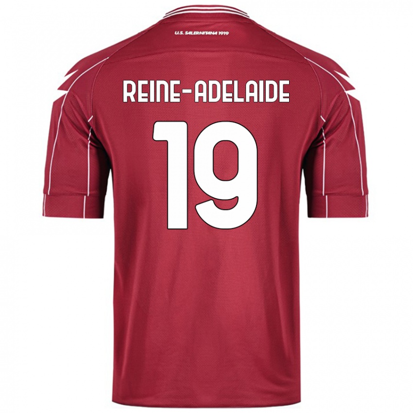 Niño Camiseta Jeff Reine-Adelaide #19 Borgoña 1ª Equipación 2024/25 La Camisa Chile