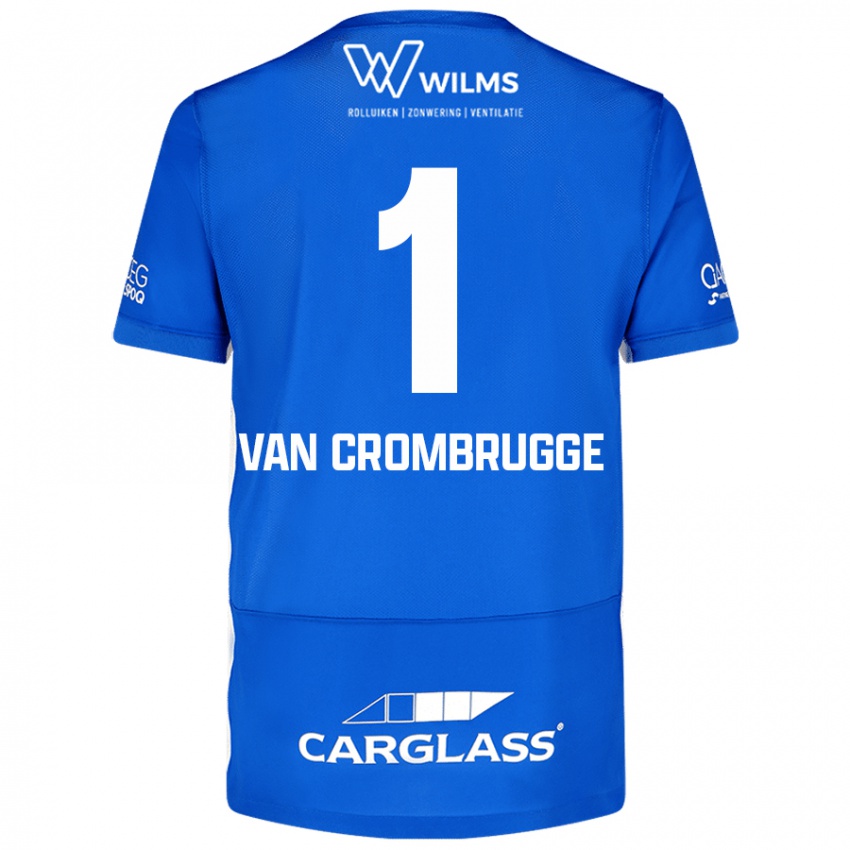 Niño Camiseta Hendrik Van Crombrugge #1 Azul 1ª Equipación 2024/25 La Camisa Chile