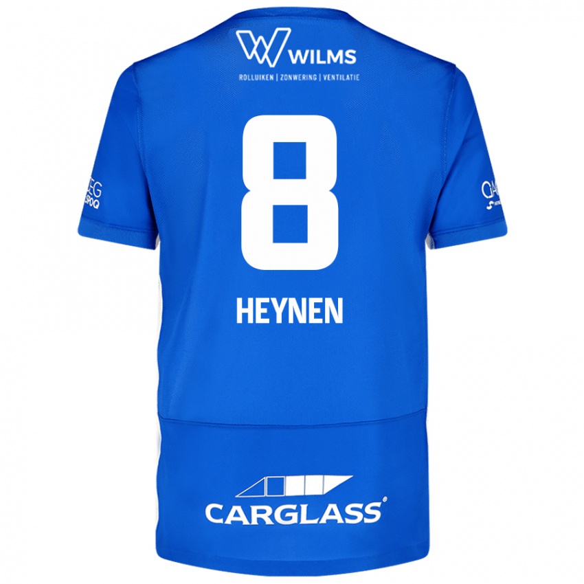 Niño Camiseta Bryan Heynen #8 Azul 1ª Equipación 2024/25 La Camisa Chile