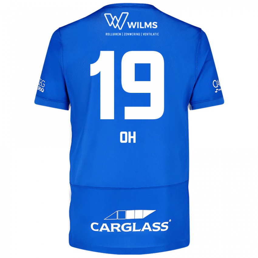 Niño Camiseta Hyeon-Gyu Oh #19 Azul 1ª Equipación 2024/25 La Camisa Chile