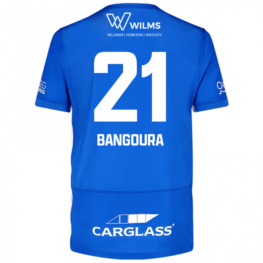 Niño Camiseta Ibrahima Sory Bangoura #21 Azul 1ª Equipación 2024/25 La Camisa Chile