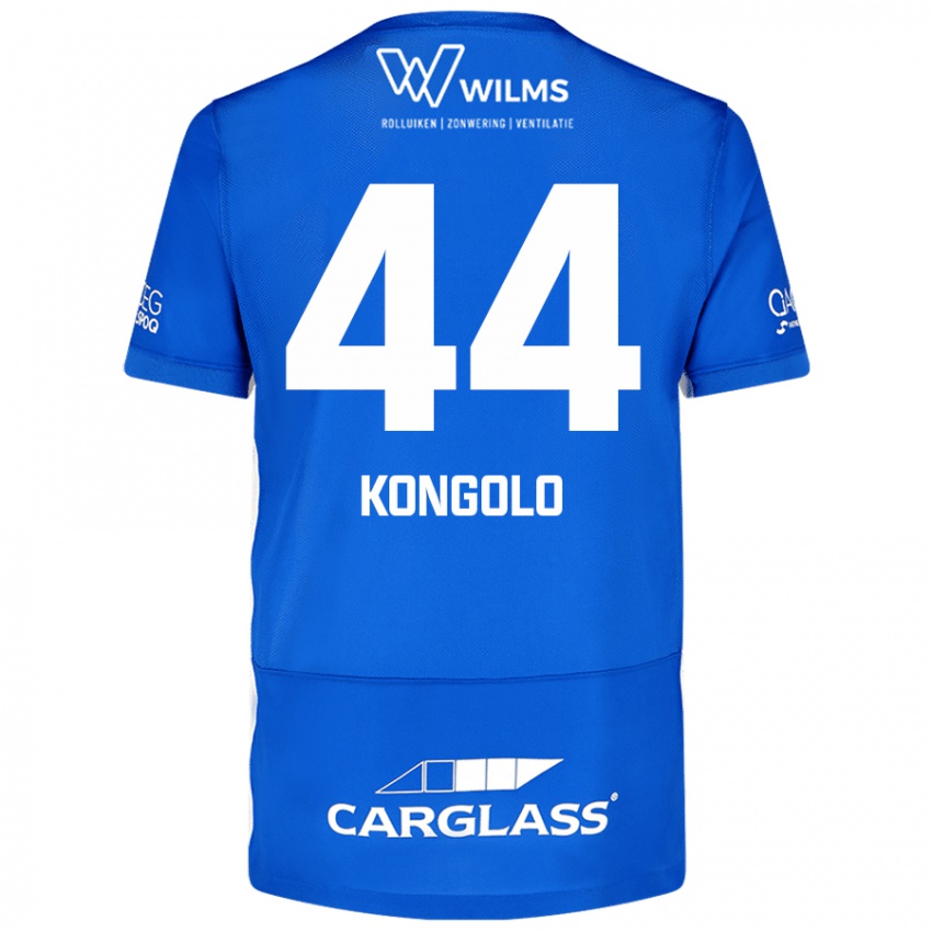 Niño Camiseta Josue Kongolo #44 Azul 1ª Equipación 2024/25 La Camisa Chile