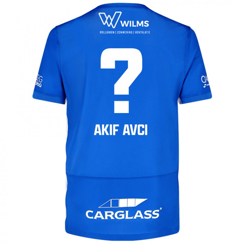 Niño Camiseta Muhammed Akif Avcı #0 Azul 1ª Equipación 2024/25 La Camisa Chile