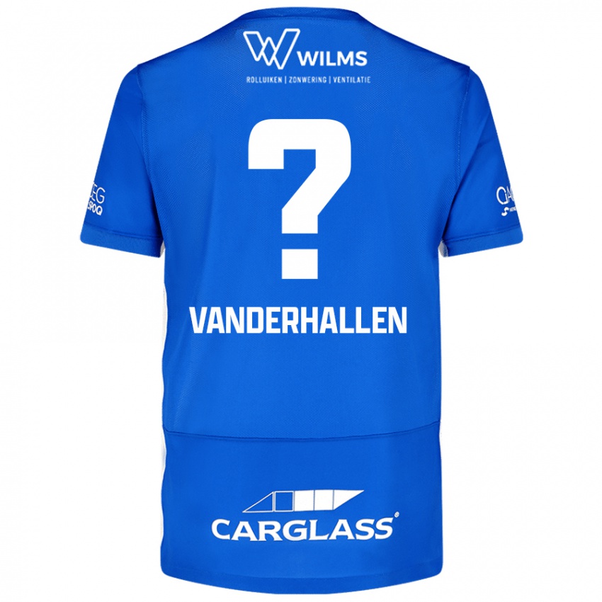 Niño Camiseta Yari Vanderhallen #0 Azul 1ª Equipación 2024/25 La Camisa Chile