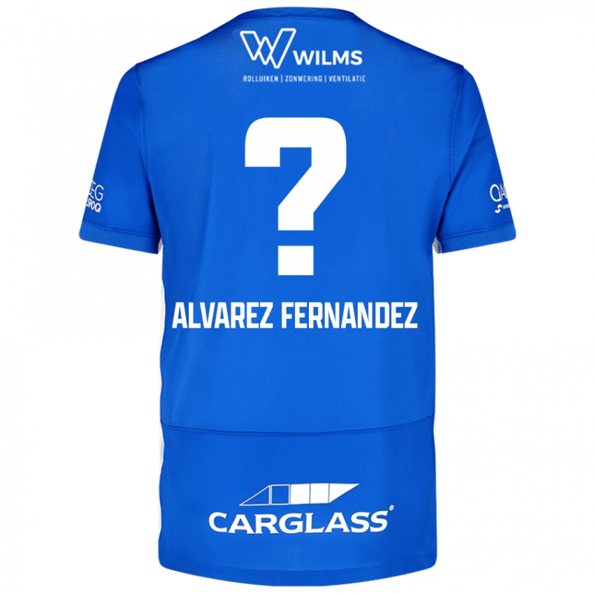 Niño Camiseta Loïc Alvarez Fernandez #0 Azul 1ª Equipación 2024/25 La Camisa Chile