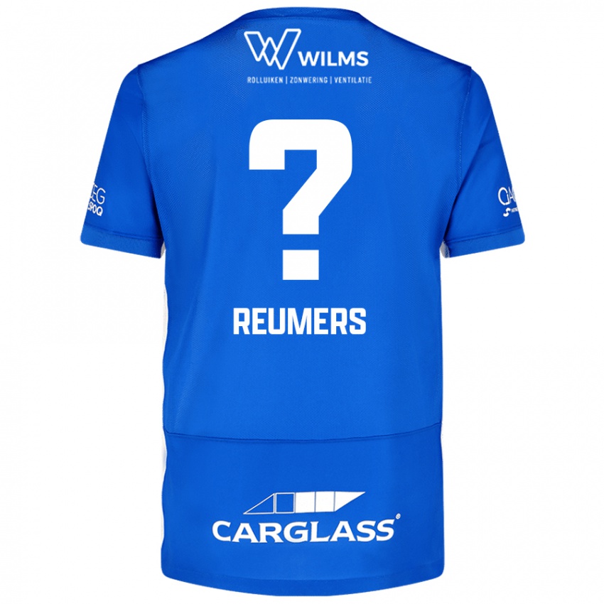 Niño Camiseta Alexander Reumers #0 Azul 1ª Equipación 2024/25 La Camisa Chile