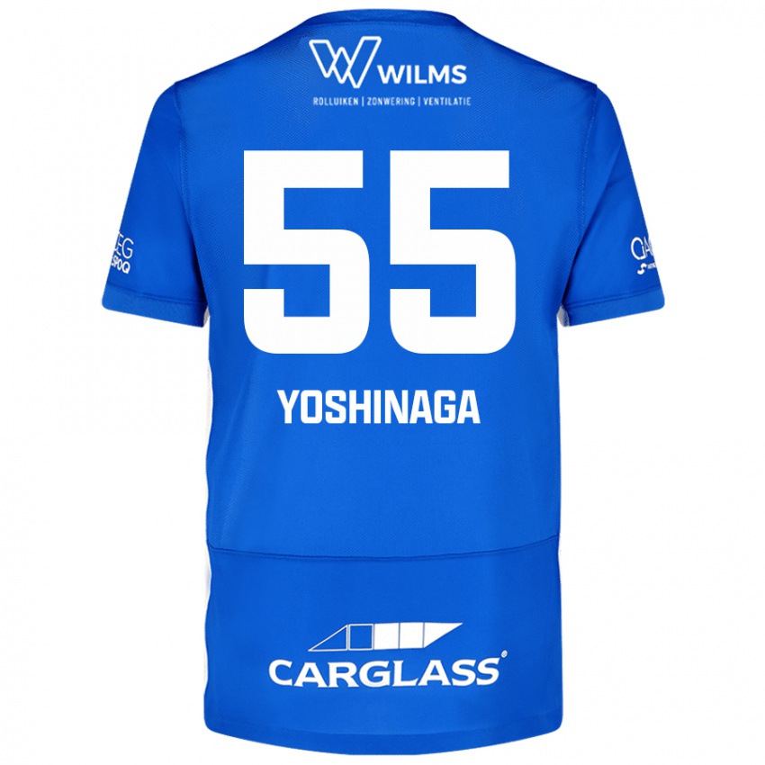 Niño Camiseta Yumeki Yoshinaga #55 Azul 1ª Equipación 2024/25 La Camisa Chile