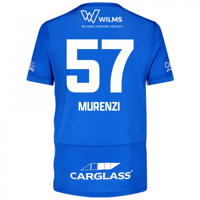 Niño Camiseta Aaron Murenzi #57 Azul 1ª Equipación 2024/25 La Camisa Chile