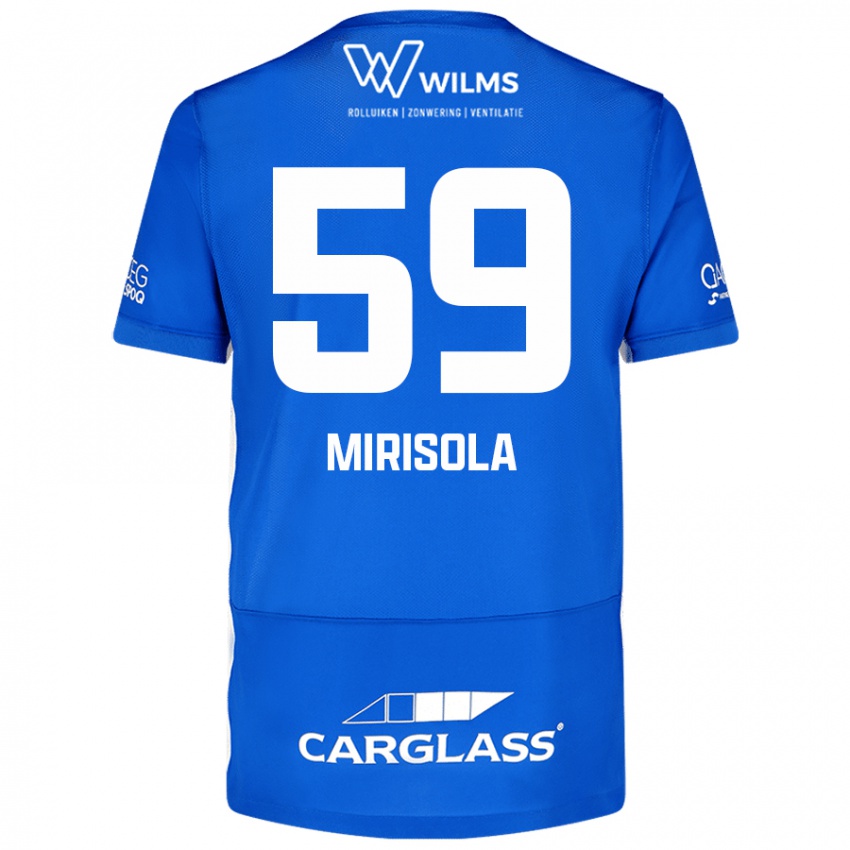 Niño Camiseta Robin Mirisola #59 Azul 1ª Equipación 2024/25 La Camisa Chile