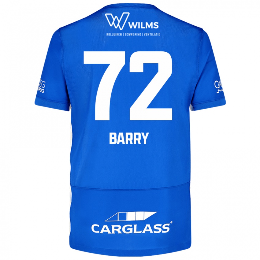 Niño Camiseta Alpha Barry #72 Azul 1ª Equipación 2024/25 La Camisa Chile