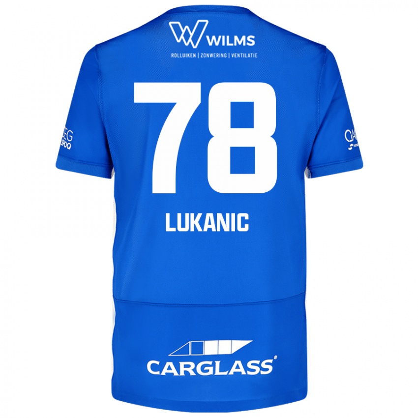 Niño Camiseta Luka Lukanic #78 Azul 1ª Equipación 2024/25 La Camisa Chile