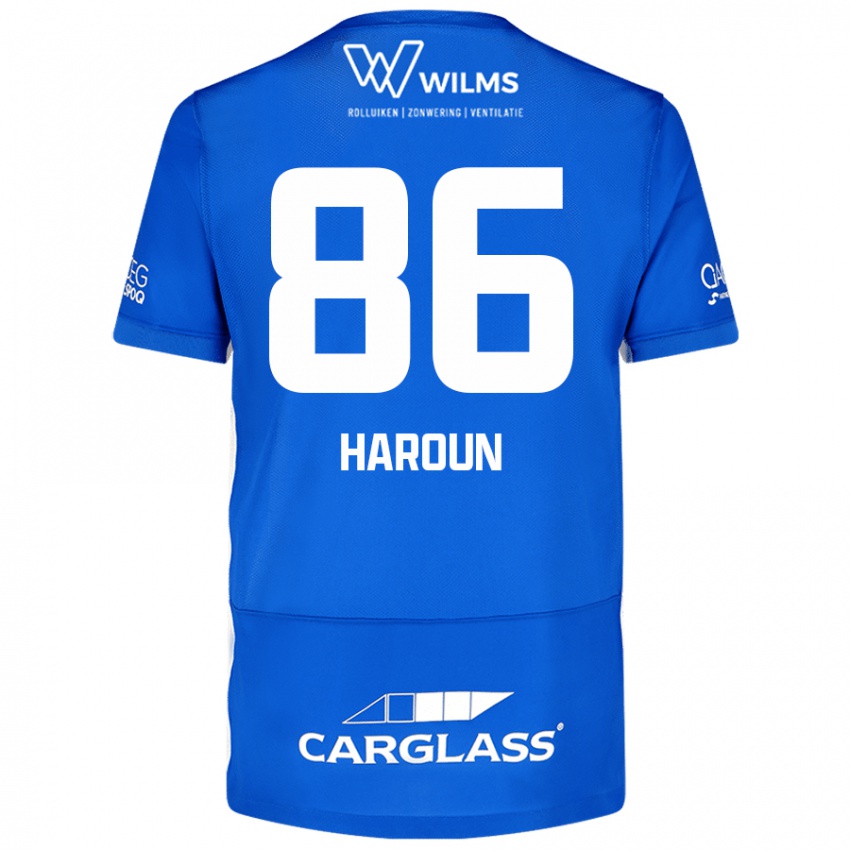 Niño Camiseta Kenan Haroun #86 Azul 1ª Equipación 2024/25 La Camisa Chile