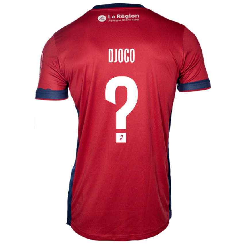 Niño Camiseta Ouparine Djoco #0 Borgoña Claro 1ª Equipación 2024/25 La Camisa Chile