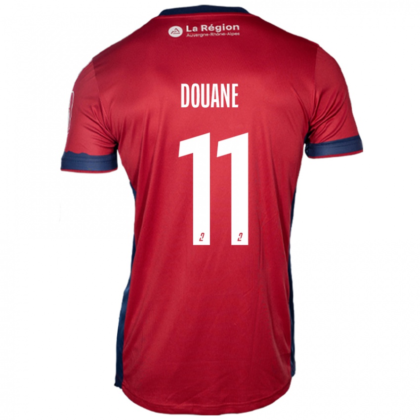 Niño Camiseta Maïdine Douane #11 Borgoña Claro 1ª Equipación 2024/25 La Camisa Chile